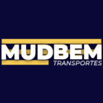 Logo tipo Empresa mudbem transportes,